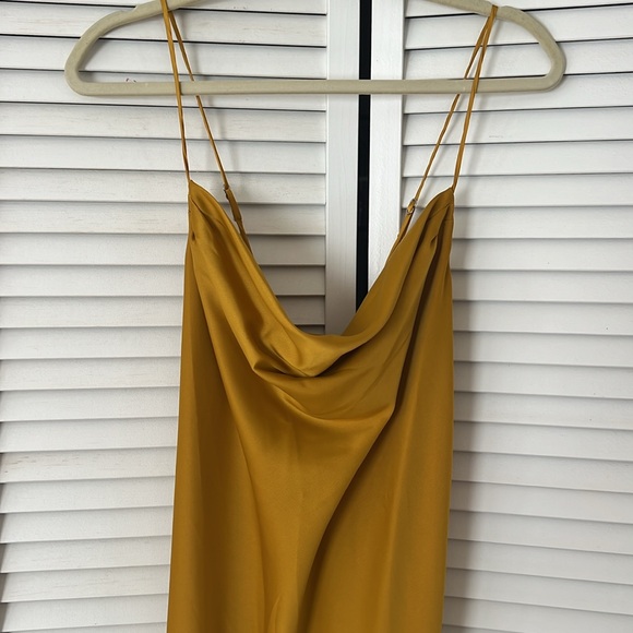 Banana Republic Gold Petite Medium Slip Dress - Picture 2 of 5